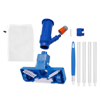 Pond Vacuum Jet Underwater Cleaner with Handle Disinfection Suction Head Cleaner Portable for Above 