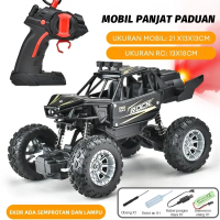 New Mainan Mobil Remote Control Off-Road Climbing 4WD Car RC Rock Dengan Fungsi Semprot Lampu