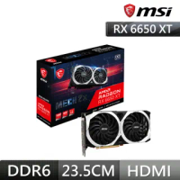 【MSI 微星】Radeon RX 6650 XT MECH 2X 8G OC AMD顯示卡
