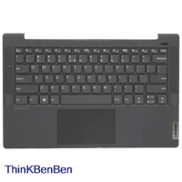 US English Black Keyboard Upper Case Palmrest Shell Cover For Lenovo Ideapad 5 14 14IIL05 14ARE05 14ALC05 14ITL05 5CB1A14051