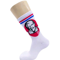 kaos kaki old school motif kfc hitam/ putih Panjang Sporty Pria Dewasa