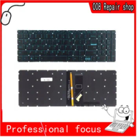 New English US RUSSIAN Keyboard For Lenovo IdeaPad L340 L340-15 L340-17 L340-15IRH GAMING BLUE Backlit Laptop