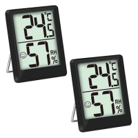 LCD Digital Accurate Hygrometer Thermometers Wine Cellars Data Storage Suitable For Baby Room Bedroom Home Office