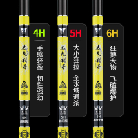 釣魚竿 達瓦獵手魚竿日本進口碳素手竿超輕超硬28調臺釣竿6H19調8H釣魚竿