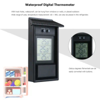 Digital Thermometer Memory Function for Max Min Room Thermometer Household Thermometers Outdoor Thermometer for Indoor Outdoor