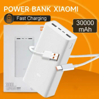 Xiaomi Power Bank 3 30000mAh 18W Fast Charging External Battery PB3018ZM USB Type C PD Portable Mi Powerbank 30000mah
