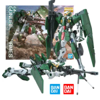 Bandai GUNDAM MG 1/100 Gundam 00 GN-002 Dynames Model Kit Anime Action Fighter Figure Assembly Toy Gift for Children Original