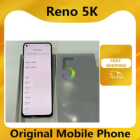 DHL Fast Delivery Oppo Reno 5K 5G Android Phone Snapdragon 750G 65W Charger 6.44" 90HZ 64.0MP Screen Fingerprint OTA Bluetooth