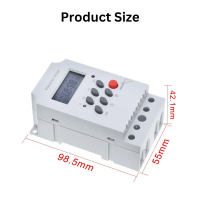Easy.P.S_KG316T-II Digital Programmable Timer Switch - AC 220V/DC 12V, Ideal for Electric Fence and 