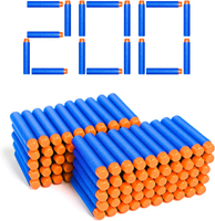 200 Nerf N Strike Blaster Compatible Dart Bullets Compatible with All Elite 2.0 Series Blasters Blue