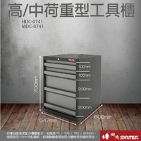 樹德 SHUTER HDC重型工具櫃 HDC-0741/收納櫃/收納盒/收納箱/工具/零件/五金