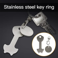 Stainless Steel Removable Shopping Trolley Keyring Coin Shopping Token Keyring Shopping Cart With Drawer-type Locks