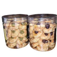 Paket Blasteran Kue Kering Chocolate  and Green Tea Thumbprint Cookies || 2 Toples Jar 600 ml