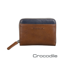 【Crocodile】鱷魚皮件 真皮零錢包 錢包-Naturale系列 0103-08105(質感小物)