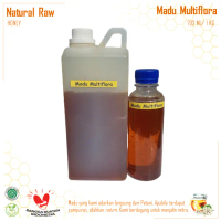 Madu Multiflora Super Natural Raw Honey Madu Asli Lebah Ternak Alami
