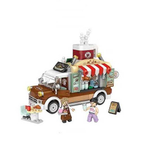 【愛瘋潮】LOZ mini 鑽石積木-1740 咖啡車 玩具
