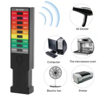 Electromagnetic Field Detector 8 LED Portable EMF Magnetic Field Monitor EMF Radiation Tester Handheld Magnetic-Field Monitor