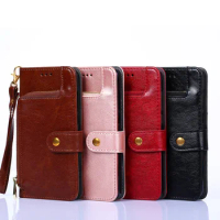 5 pcs For Oneplus 8 7T 7 7Pro 6T 6 5T 5 Multifunction Zipper Litchi Leather Wallet Phone Case Cover