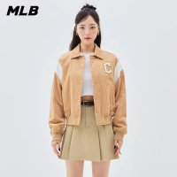【MLB】女版燈芯絨棒球外套 Varsity系列 克里夫蘭守護者隊(3FJPV0234-45BGS)