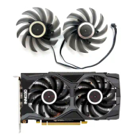 2 fans 4PIN new suitable for INNO3D GeForce RTX2060 2060S RTX1660 1660ti 1660S Twin X2 OC graphics card replacement fan CF-12915