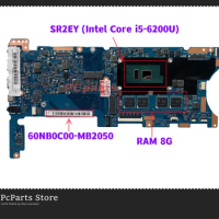PcParts Refurbished For Asus ZenBook Flip UX360UA UX360U UX360 TP360UA laptop motherboard with I3 I5 I7 6th/7th Gen 8G Mainboard