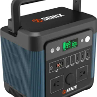 Portable Power Station 974Wh LiFePO4 Battery Powered 1200W (2400 Peak) 120V AC Outlets USB-A/C/USB-C