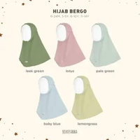 BOHOPANNA - HIJAB BERGO 4.0 - HIJAB ANAK 3-5Y LEMONGRASS