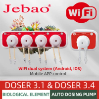 Jebao Water Pump Filter Auto Dosing Pump Automatic Marine Reef Doser 3.1 3.4 MD4.4 WIFI Control 12V 3W 9W Aquariums Accessoires
