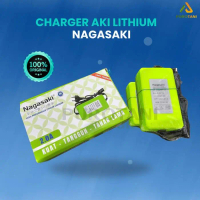 PRTN Charger Sprayer Nagasaki 12v Lithium Cas Tangki Aki dengan Lampu Indikator ZY475STOK TERBATAS