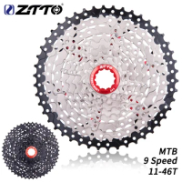 ZTTO 9 Speed 11-46T MTB Bicycle Cassette Mountain Bike Gears Wide Ratio Sprockets 9s k7 9speed Freewheel