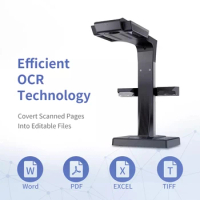 ET18 Pro Book Scanner A3 A4 Document Scanner with OCR WIFI Function For Mac Windows Convert to PDF/Searchable PDF/Word/TIFF