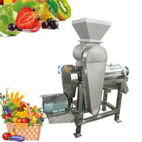 1.5T Commercial Mango Juice Making Machine Spiral Apple Orange Pineapple Fruit Juicer Industrial Juicer Extractor Machine