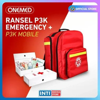 ONEMED - Tas Ransel P3K Peralatan Perlengkapan Medis | Tas Gendong Darurat Tas Mitigasi Bencana | Ba