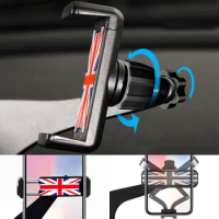 R60 R61 Car Dashboard Mobile Phone Holder Stand For MINI Cooper Countryman S One JCW Union Jack 360° Rotation Gravity Support