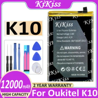 KiKiss Battery 12000mAh K10 Battery For Oukitel K10 Phone High quality Batteries With Tracking NO