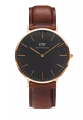 Jam Tangan Daniel Wellington Classic Black St. Mawes 40MM Rose Gold - DW00100124