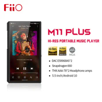 FiiO M11 Plus Android Music Player HiFi MP3 DSD512 Bluetooth 5.0 ES9068AS*2 DAC MQA Audio THX AAA AMP DAP