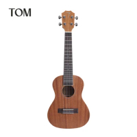 TOM Ukulele 23 Inch Concert Ukulele Sapele Wood Ukelele Hawaii 4 String Guitar（TUC200B）