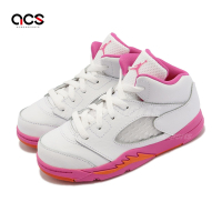 Nike Jordan 5 Retro TD 童鞋 小童 白 桃紅粉 Pinksicle AJ5 經典 休閒鞋 725172-168