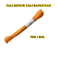 Tali Kenur Walet / Tali Tampar 1mm – Benang Nylon Tukang Bangunan Ukur Waterpas, Kuat & Presisi untu