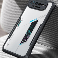 Xundd For Asus ROG Phone 6 6 Pro 7 Pro Case,Airbags Shockproof Shell,Transparent Back Cover For ASUS Rog Phone 5 6 7 Pro Case
