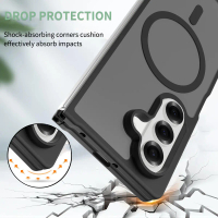 Cross-border Compatible with Galaxy Z FOLD 7 Magnetic 2-in-1 Skin Feel Folding Phone Case Z FOLD 6 P