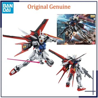 Original Genuine Bandai Anime MG 1/100 Aile Strike Gundam Assembly Model Toys Action Figure Gifts Collectible Ornaments Kids