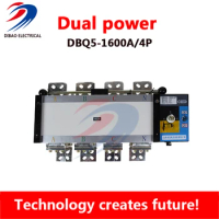 1600amp 220V/ 230V/380V/440V 4 pole 3 phase automatic transfer switch ats PC