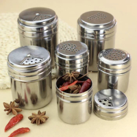Stainless Steel Flavoring Spray Bottle, Sauce Can, Cooking Roast Meat Cruet, Restaurant Turntable, Pepper and Paprika Shaker