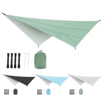 3.4x2.6m Waterproof Tarp Tent Sun Shade Ultralight Garden Canopy Sunshade Outdoor Camping Awning Tourist Beach Sun Shelter