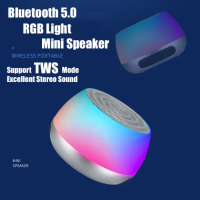 RGB LIGHT TWS BLUETOOTH SPEAKER CSL01 STEREO PORTABLE WIRELESS SPEAKER