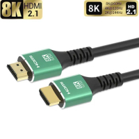 50pcs 8K@60HZ HDMI 2.1 Cable 1.5M 3M 5M Male to male HDR Video HDMI Cable 8K For Projector TV Monitor Laptop Amplifier PS4 PS5