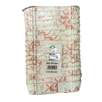 Paper Cup Roti Laminasi OVAL POLYGON KINCIR / Paper Cup Case Roti / Kertas Roti Eclair Baking 200 le