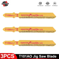 Diamond Jig Saw Blade 3pcs 4'' Grit 50 T-Shank Reciprocating Saw Blade for Ceramic Tile Granite Cutting Tool